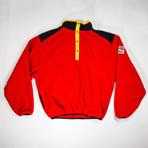 Vintage Marlboro Adventure Snap Button Pullover Fleece Sweatshirt - XL - Picture 1 of 6